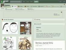 Tablet Screenshot of myzury.deviantart.com