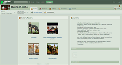 Desktop Screenshot of beasts-of-war.deviantart.com