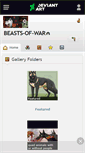 Mobile Screenshot of beasts-of-war.deviantart.com