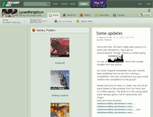 Tablet Screenshot of lycanthropics.deviantart.com