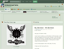 Tablet Screenshot of deidarasenpai-sama.deviantart.com