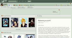 Desktop Screenshot of ciel-x.deviantart.com