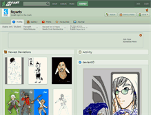 Tablet Screenshot of feyarts.deviantart.com