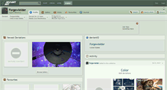 Desktop Screenshot of forgewielder.deviantart.com