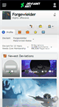Mobile Screenshot of forgewielder.deviantart.com