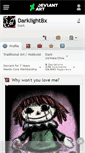 Mobile Screenshot of darklightbx.deviantart.com