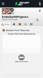 Mobile Screenshot of eroticearthproject.deviantart.com