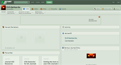 Desktop Screenshot of evil-genius-inc.deviantart.com