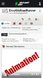Mobile Screenshot of envythisroadrunner.deviantart.com