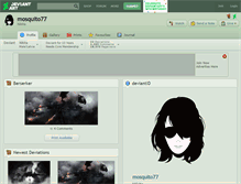 Tablet Screenshot of mosquito77.deviantart.com