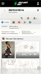 Mobile Screenshot of danicordova.deviantart.com