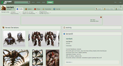 Desktop Screenshot of noviant.deviantart.com