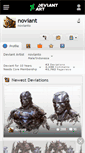 Mobile Screenshot of noviant.deviantart.com
