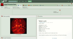Desktop Screenshot of hadestheleprechaun.deviantart.com