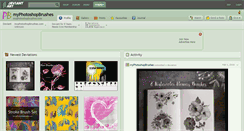Desktop Screenshot of myphotoshopbrushes.deviantart.com