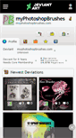 Mobile Screenshot of myphotoshopbrushes.deviantart.com