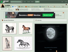 Tablet Screenshot of lcutter.deviantart.com