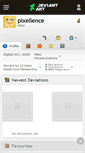 Mobile Screenshot of pixellence.deviantart.com