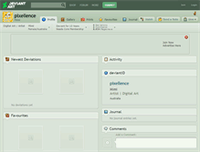 Tablet Screenshot of pixellence.deviantart.com