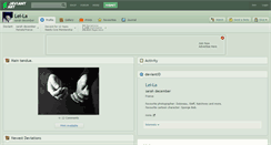 Desktop Screenshot of lei-la.deviantart.com
