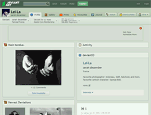 Tablet Screenshot of lei-la.deviantart.com