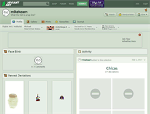 Tablet Screenshot of mikekearn.deviantart.com