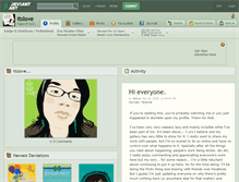 Tablet Screenshot of itslove.deviantart.com