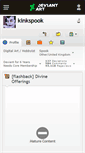 Mobile Screenshot of kinkspook.deviantart.com