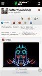 Mobile Screenshot of butterflycollector.deviantart.com