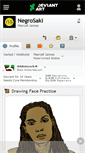 Mobile Screenshot of negrosaki.deviantart.com