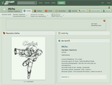 Tablet Screenshot of michu.deviantart.com