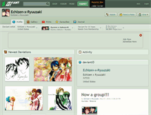 Tablet Screenshot of echizen-x-ryuuzaki.deviantart.com