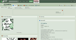 Desktop Screenshot of cf-coldfire.deviantart.com