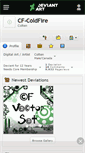 Mobile Screenshot of cf-coldfire.deviantart.com