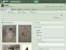 Tablet Screenshot of cpatio.deviantart.com