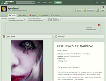 Tablet Screenshot of kyrelamyl.deviantart.com