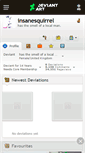 Mobile Screenshot of insanesquirrel.deviantart.com