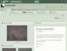 Tablet Screenshot of kerosene-angel.deviantart.com