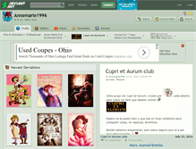 Tablet Screenshot of annemarie1996.deviantart.com