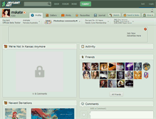 Tablet Screenshot of mskate.deviantart.com