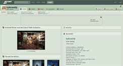 Desktop Screenshot of kylecassidy.deviantart.com