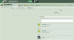 Desktop Screenshot of burningblazer.deviantart.com