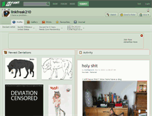 Tablet Screenshot of linkfreak210.deviantart.com