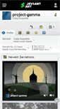 Mobile Screenshot of project-gamma.deviantart.com