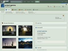Tablet Screenshot of project-gamma.deviantart.com