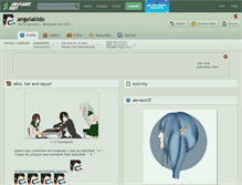 Tablet Screenshot of angelakido.deviantart.com