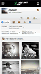 Mobile Screenshot of onealz.deviantart.com
