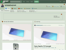 Tablet Screenshot of ambalagurpreet.deviantart.com