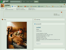 Tablet Screenshot of ceebab.deviantart.com