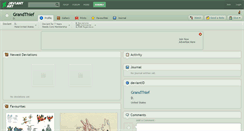 Desktop Screenshot of grandthief.deviantart.com